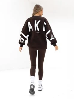 Isabel Oversized Jumper - Coffee Bean -Blakely Clothing Store 1846XBROWN04D