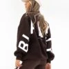 Isabel Oversized Jumper - Coffee Bean -Blakely Clothing Store 1846XBROWN06LEADD