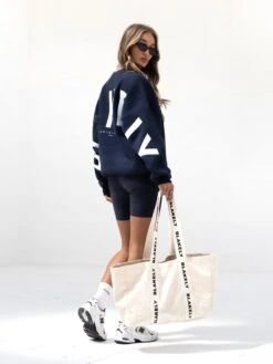 Isabel Oversized Jumper - Midnight Blue -Blakely Clothing Store 1846XNAVY02D