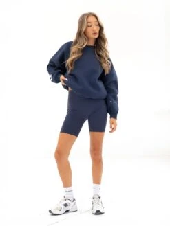 Isabel Oversized Jumper - Midnight Blue -Blakely Clothing Store 1846XNAVY03D
