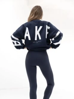 Isabel Oversized Jumper - Midnight Blue -Blakely Clothing Store 1846XNAVY06D