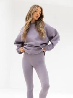 Isabel Oversized Jumper - Soft Purple -Blakely Clothing Store 1846XPURPLE02D