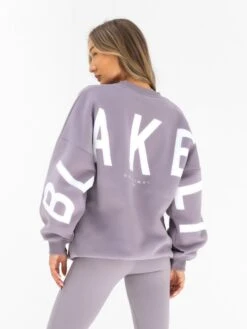 Isabel Oversized Jumper - Soft Purple