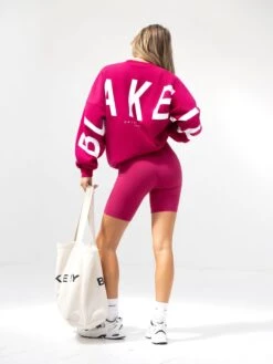 Isabel Oversized Jumper - Ultra Pink 8 Isabel Oversized Jumper - Ultra Pink -Blakely Clothing Store 1846XULTRAPINK01D