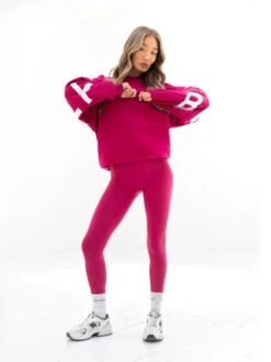 Isabel Oversized Jumper - Ultra Pink 9 Isabel Oversized Jumper - Ultra Pink -Blakely Clothing Store 1846XULTRAPINK02D