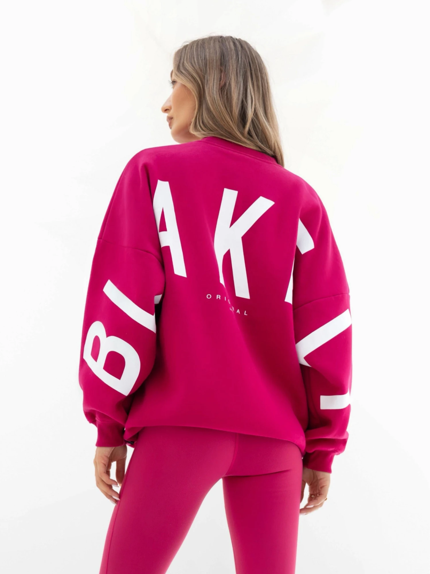Isabel Oversized Jumper - Ultra Pink 1 Isabel Oversized Jumper - Ultra Pink