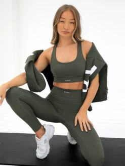 Ultimate Active Leggings - Khaki Green -Blakely Clothing Store 1850 2khakigreenD 3