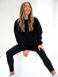 Ultimate Soft Leggings - Black -Blakely Clothing Store 1850 3BLACKD 2