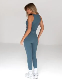 Sofia Soft Leggings - Dark Teal -Blakely Clothing Store 1850 4Teal 05D