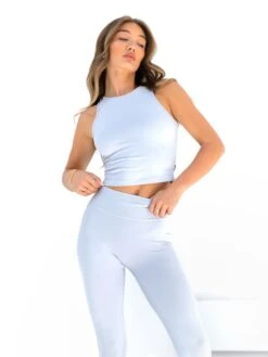 Ultimate Soft Lifestyle Leggings - Pale Blue -Blakely Clothing Store 1850 6BLUE05D