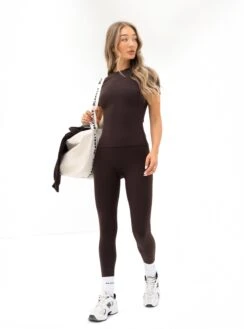 Ultimate Soft Lifestyle Leggings - Coffee Bean 9 Ultimate Soft Lifestyle Leggings - Coffee Bean -Blakely Clothing Store 1850 6BROWN01D