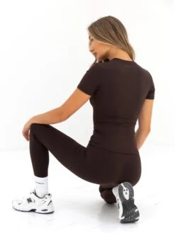 Ultimate Soft Lifestyle Leggings - Coffee Bean 10 Ultimate Soft Lifestyle Leggings - Coffee Bean -Blakely Clothing Store 1850 6BROWN03D