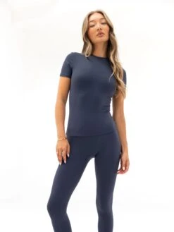 Ultimate Soft Lifestyle Leggings - Midnight Blue -Blakely Clothing Store 1850 6NAVY02D