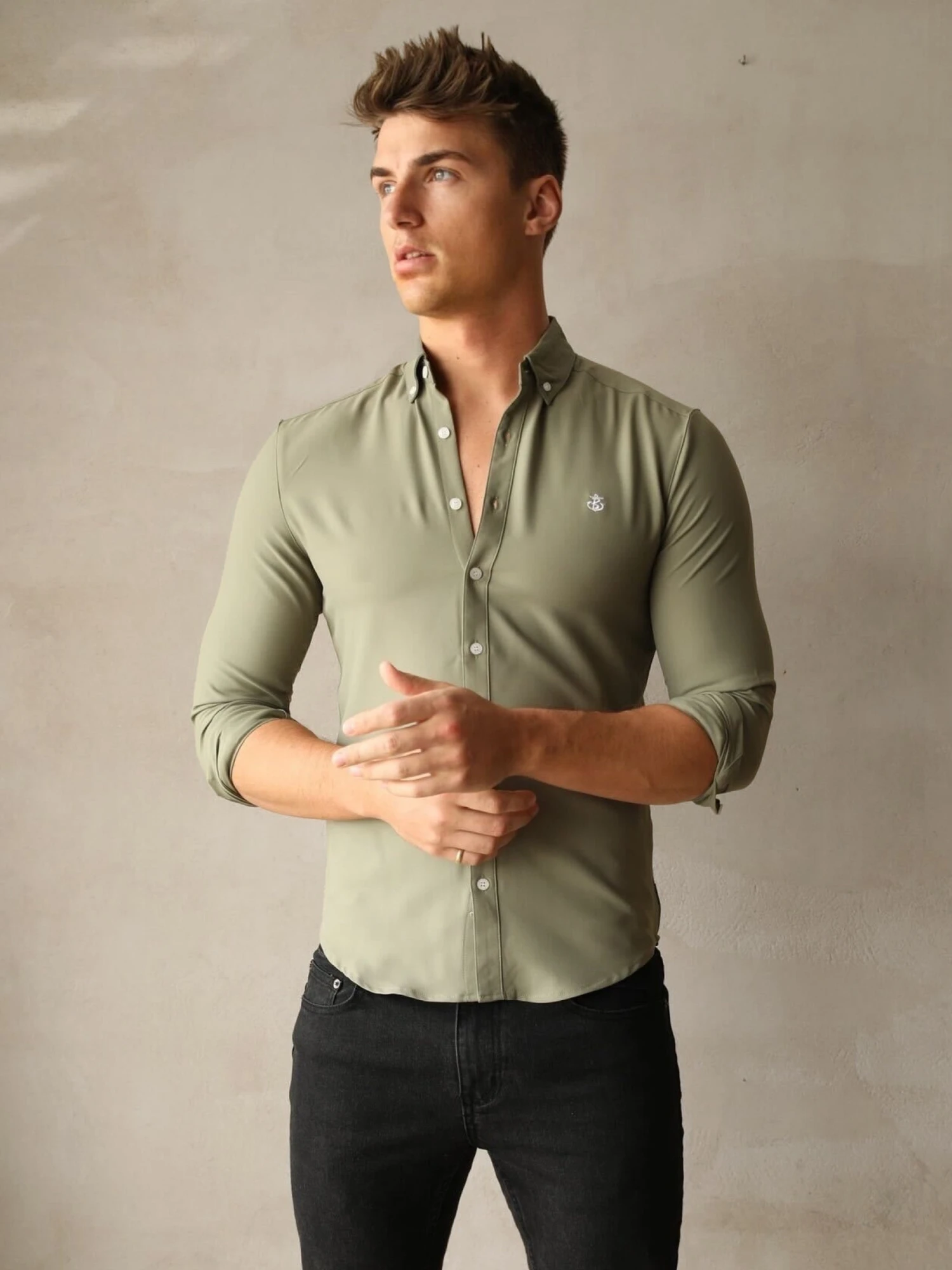 Pacentro Shirt - Light Khaki 1 Pacentro Shirt - Light Khaki