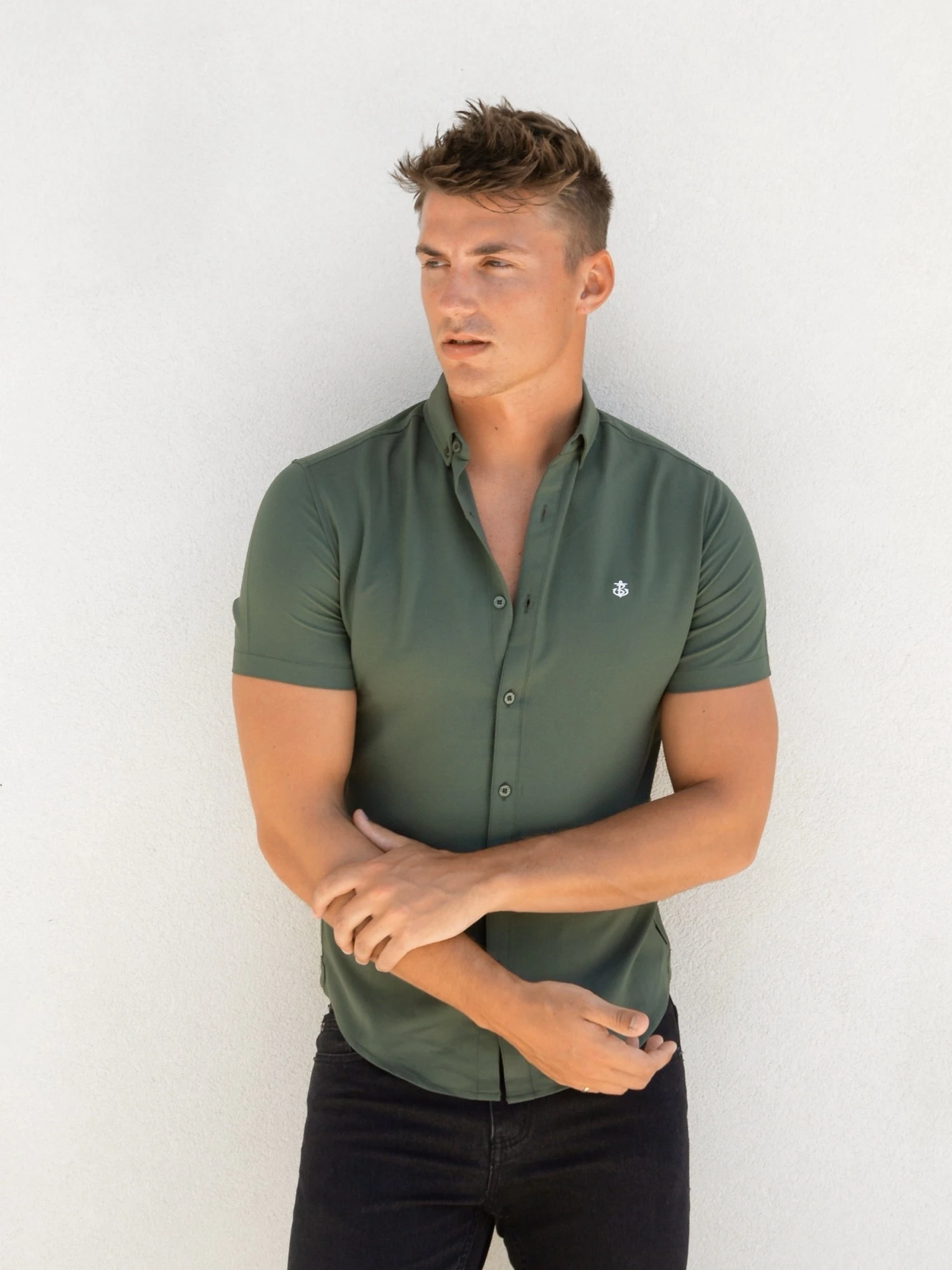 Ronan Short Sleeve Shirt - Green 5 Ronan Short Sleeve Shirt - Green - Image 5