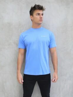 Series Relaxed T-Shirt - Light Blue -Blakely Clothing Store 1966AMLIGHTBLUE 01D