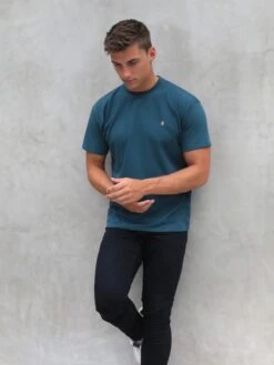 Anchor Relaxed T-Shirt - Teal Green -Blakely Clothing Store 1966ANikeGreen03D