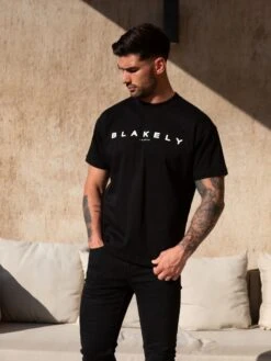Evolved II Relaxed T-Shirt - Black -Blakely Clothing Store 1966BBlack 04D