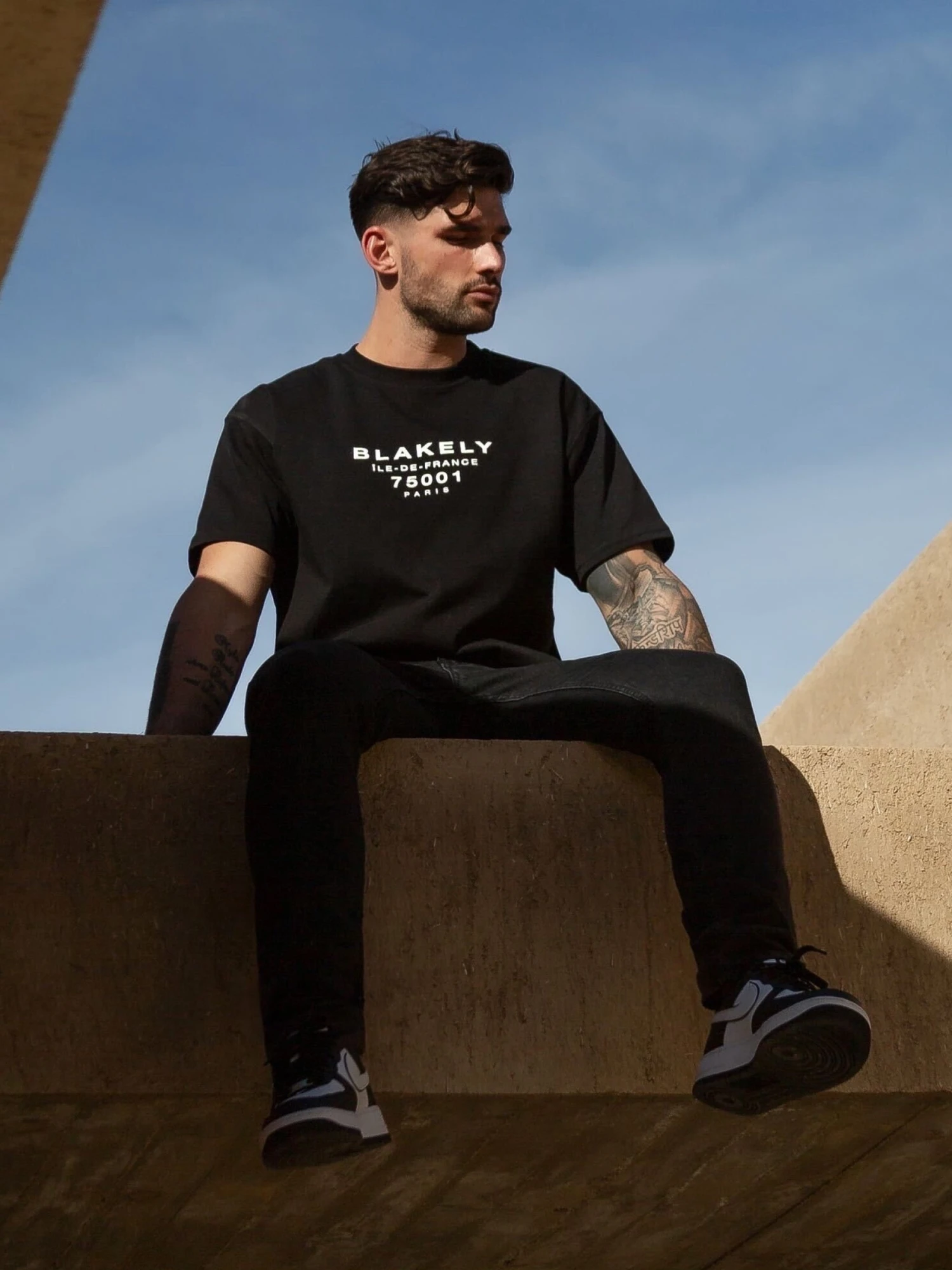 Seine Relaxed T-Shirt - Black 3 Seine Relaxed T-Shirt - Black - Image 3