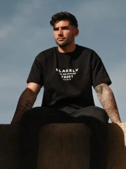 Seine Relaxed T-Shirt - Black 13 Seine Relaxed T-Shirt - Black -Blakely Clothing Store 1966ILBlack 05D