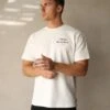 Italia Relaxed T-Shirt - Flat White -Blakely Clothing Store 1966MMWHITE LEADD