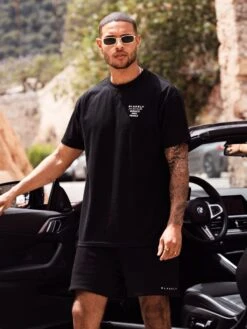 Monaco Relaxed T-Shirt - Black 10 Monaco Relaxed T-Shirt - Black -Blakely Clothing Store 196BLACKD 4