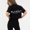 Active Studios Oversized T-Shirt - Black -Blakely Clothing Store 196BSBLACKLEADD