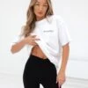 Active Studios Oversized T-Shirt - White -Blakely Clothing Store 196BSFlatWhite 03LEADD