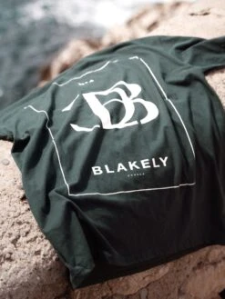 Riviera Initial Relaxed T-Shirt - Dark Green -Blakely Clothing Store 196CDARKGREEND 3