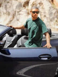 Riviera Initial Relaxed T-Shirt - Dark Green -Blakely Clothing Store 196CDARKGREEND dbcade80 ce2d 43f3 a7d0 beb1a1e6d623