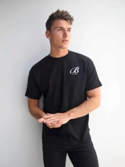 Blakely Vita Relaxed T-Shirt - Black -Blakely Clothing Store 196IMBlack 03D