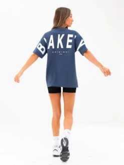 Isabel Oversized T-Shirt - Blue -Blakely Clothing Store 196IWBLUED 1