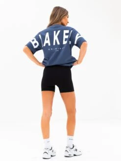 Isabel Oversized T-Shirt - Blue -Blakely Clothing Store 196IWBLUED 5