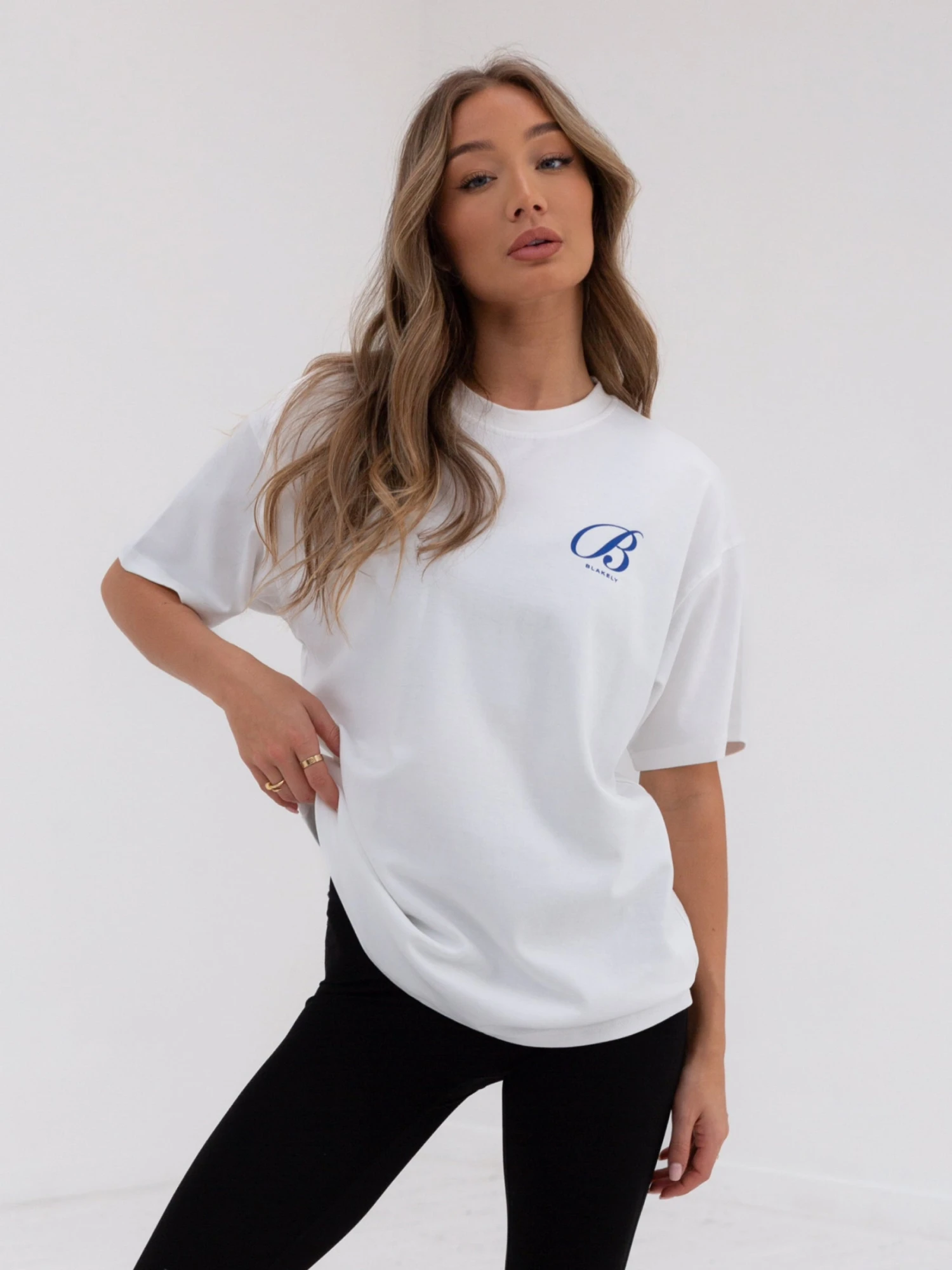 Vita Oversized T-Shirt - Flat White 1 Vita Oversized T-Shirt - Flat White