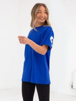 Isabel Oversized T-Shirt - Cobalt Blue 8 Isabel Oversized T-Shirt - Cobalt Blue -Blakely Clothing Store 196IW BLUED 1