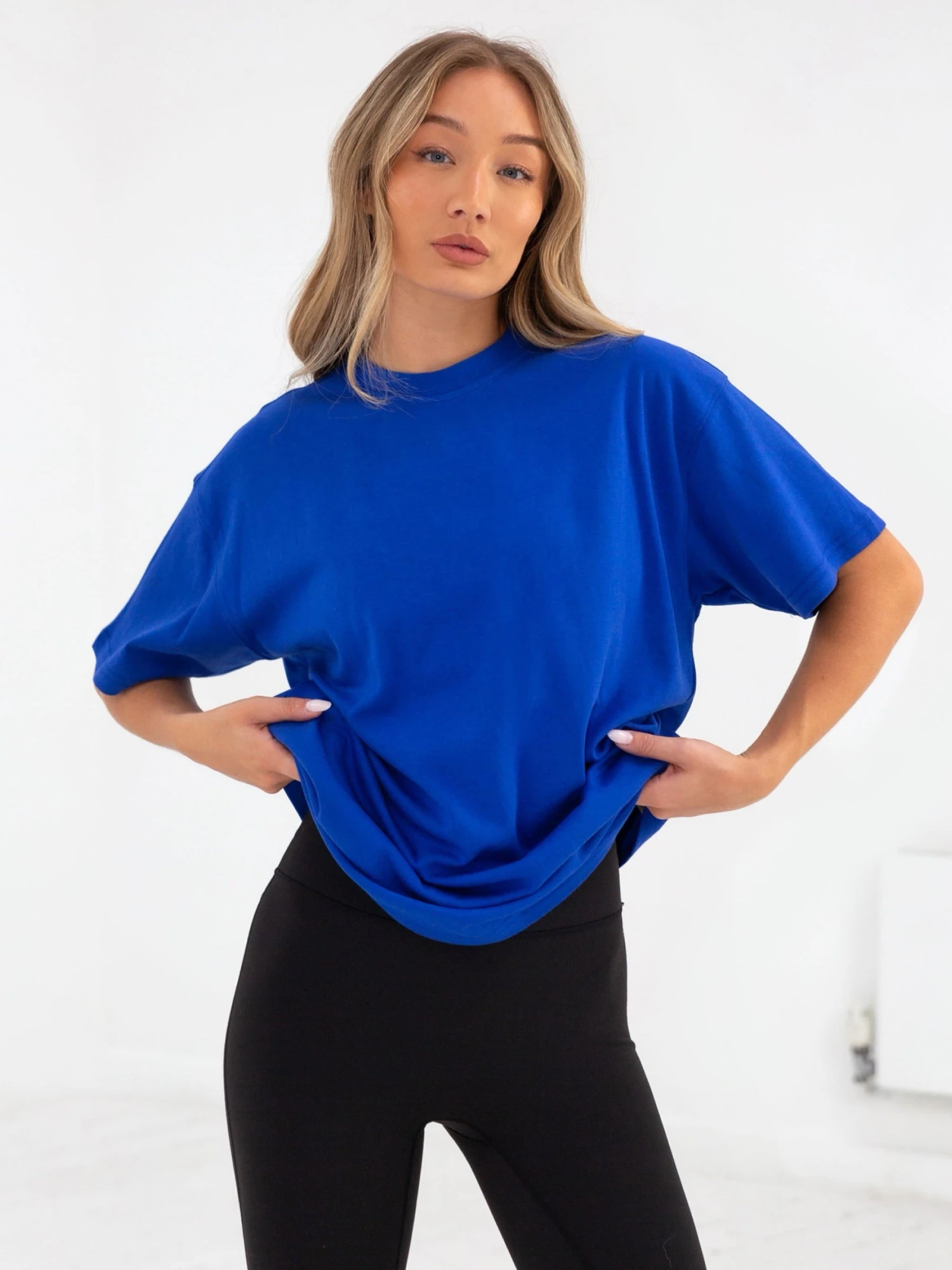 Isabel Oversized T-Shirt - Cobalt Blue 5 Isabel Oversized T-Shirt - Cobalt Blue - Image 5