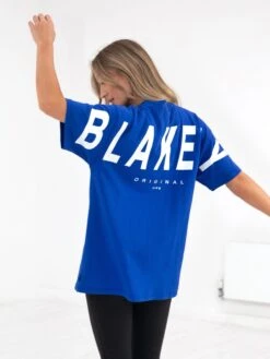 Isabel Oversized T-Shirt - Cobalt Blue 11 Isabel Oversized T-Shirt - Cobalt Blue -Blakely Clothing Store 196IW BLUED 4