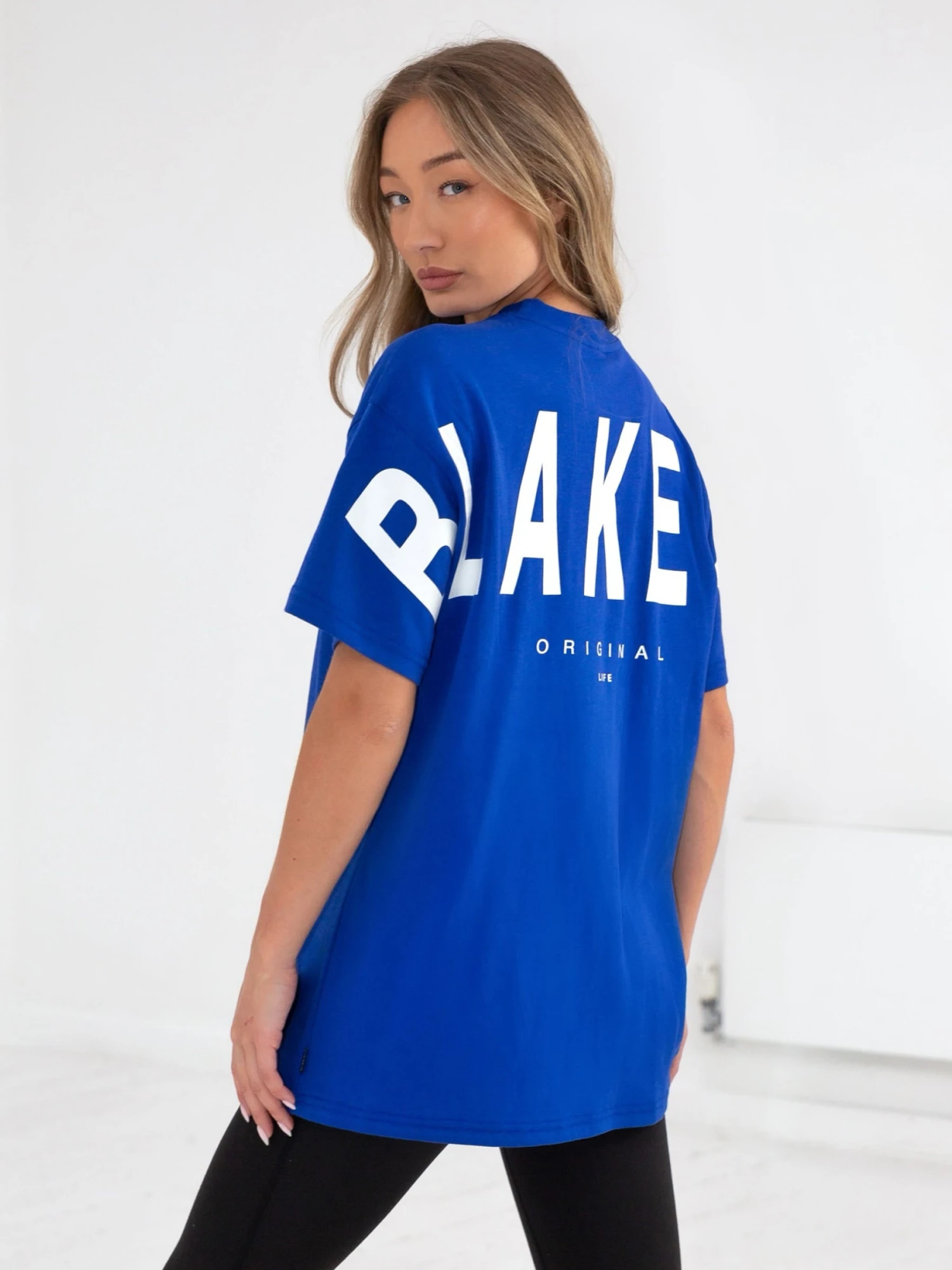 Isabel Oversized T-Shirt - Cobalt Blue 1 Isabel Oversized T-Shirt - Cobalt Blue