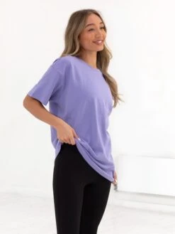 Isabel Oversized T-Shirt - Violet -Blakely Clothing Store 196IW VIOLETD 1