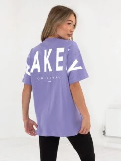 Isabel Oversized T-Shirt - Violet -Blakely Clothing Store 196IW VIOLETD 4