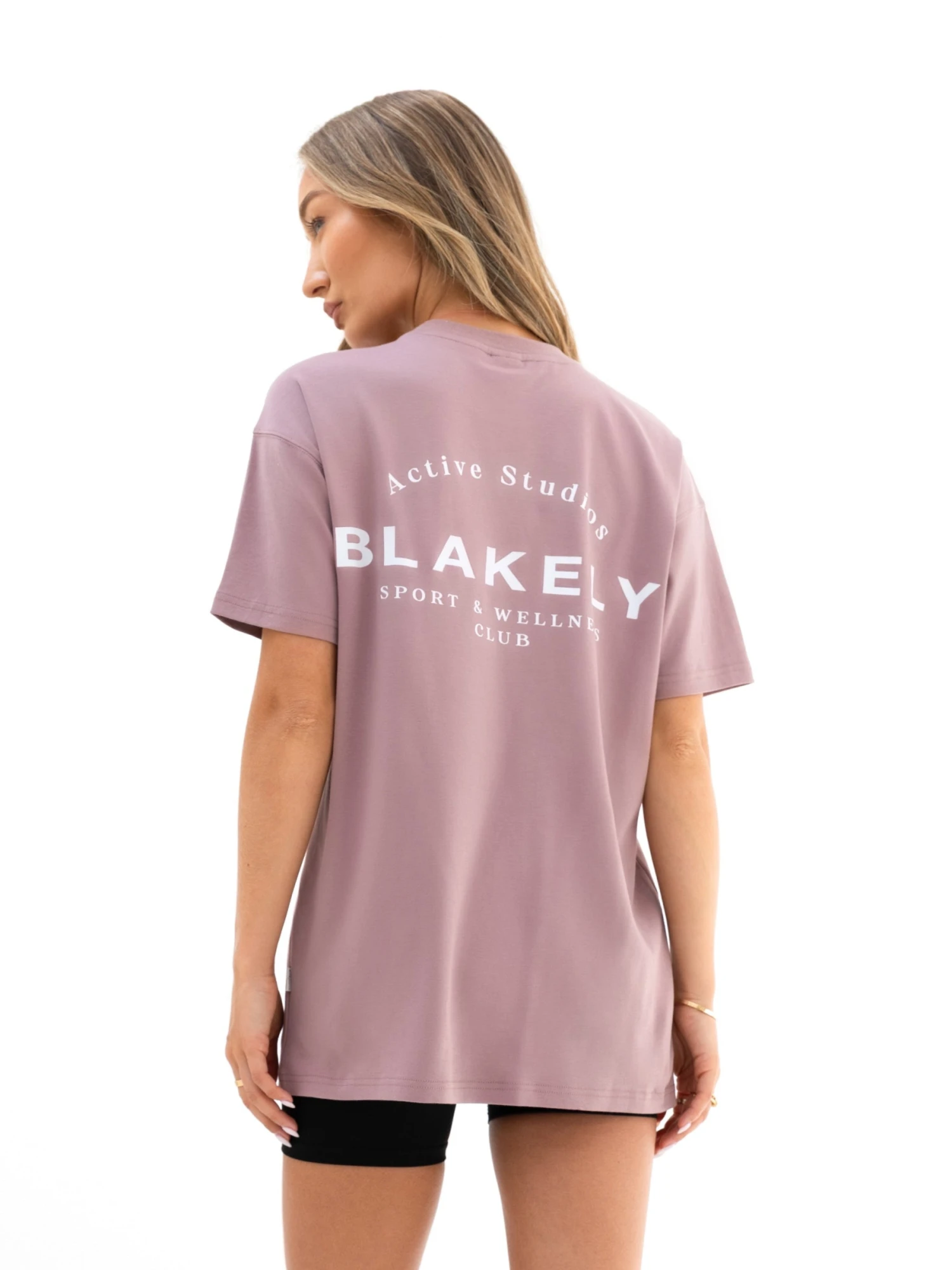 Curved Active Studios Oversized T-Shirt - Dusty Pink 1 Curved Active Studios Oversized T-Shirt - Dusty Pink