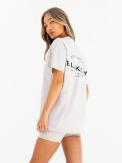 Curved Active Studios Oversized T-Shirt - Ivory -Blakely Clothing Store 197CIVORY02D