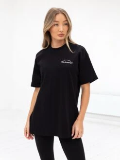Arched Active Studios Oversized T-Shirt - Black -Blakely Clothing Store 197c Black 01D