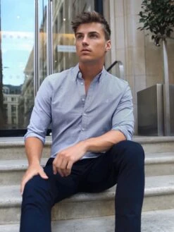 Lisbon Shirt - Grey -Blakely Clothing Store 1986GREYD 3