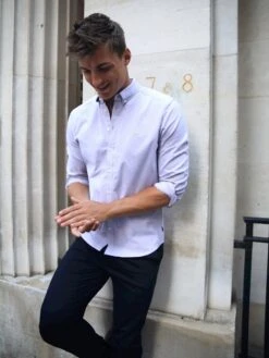 Lisbon Shirt - Stone -Blakely Clothing Store 1986STONED 1