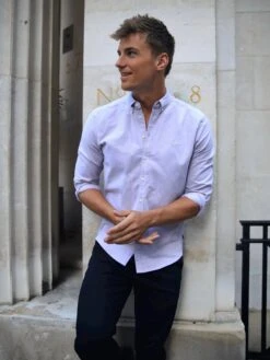 Lisbon Shirt - Stone -Blakely Clothing Store 1986STONED 3