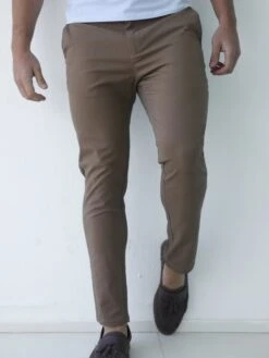 Blakely Clothing Sloane Slim Fit Tailored Chinos - Brown -Blakely Clothing Store 2009 1BROWND
