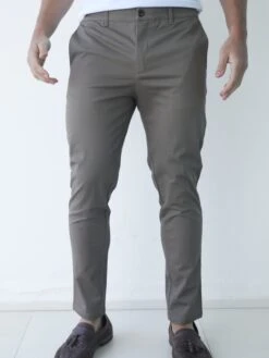 Cavill Slim Fit Tailored Chinos - Khaki Green -Blakely Clothing Store 2009KHAKID 3