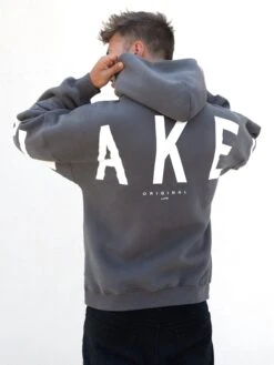 Idris Oversized Hoodie - Charcoal -Blakely Clothing Store 2011BCHARCOALD 3