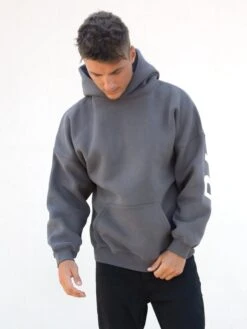 Idris Oversized Hoodie - Charcoal -Blakely Clothing Store 2011BCHARCOALD 4